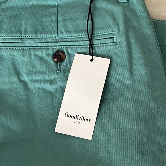 NWT Men's Goodfellow & Co. Dusk Green Chino Pants - Picture 3 of 6